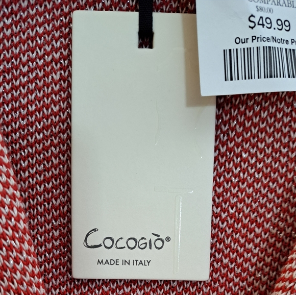 Red and silver sweater - Picture 4 of 4